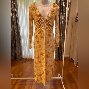 Abercrombie & Fitch | Size M | Yellow Long Sleeve Dress